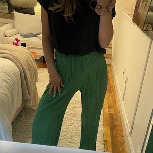 Green Zara pants